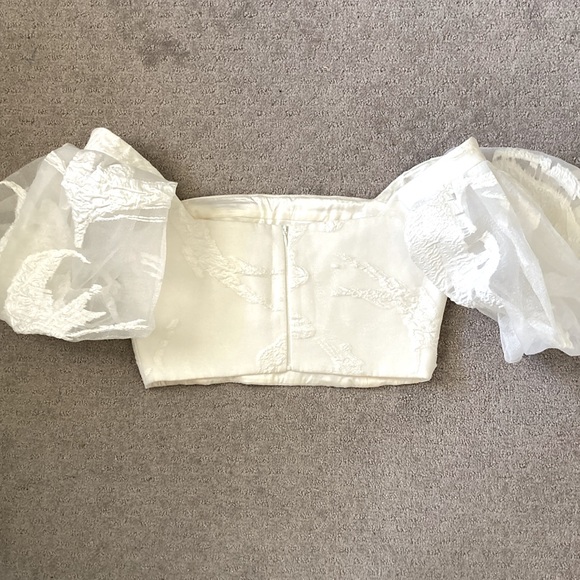 PREA JAMES BRIDAL Anja burnout organza bodice, 10. - Picture 9 of 16